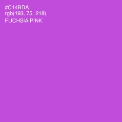 #C14BDA - Fuchsia Pink Color Image